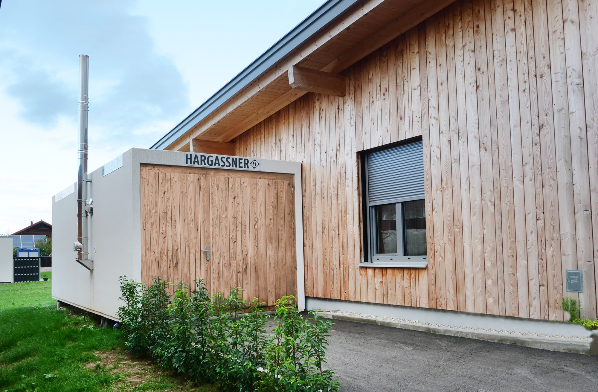 Eco-Box Heiz- und Lagerraum für externe Heizungen | Hargassner